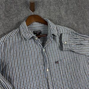 Polo Jeans Co. Ralph Lauren Plaid Button Up Shirt Mens Long Sleeve L